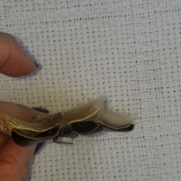 Vintage 40's Fur brooch - Picture 3 of 6